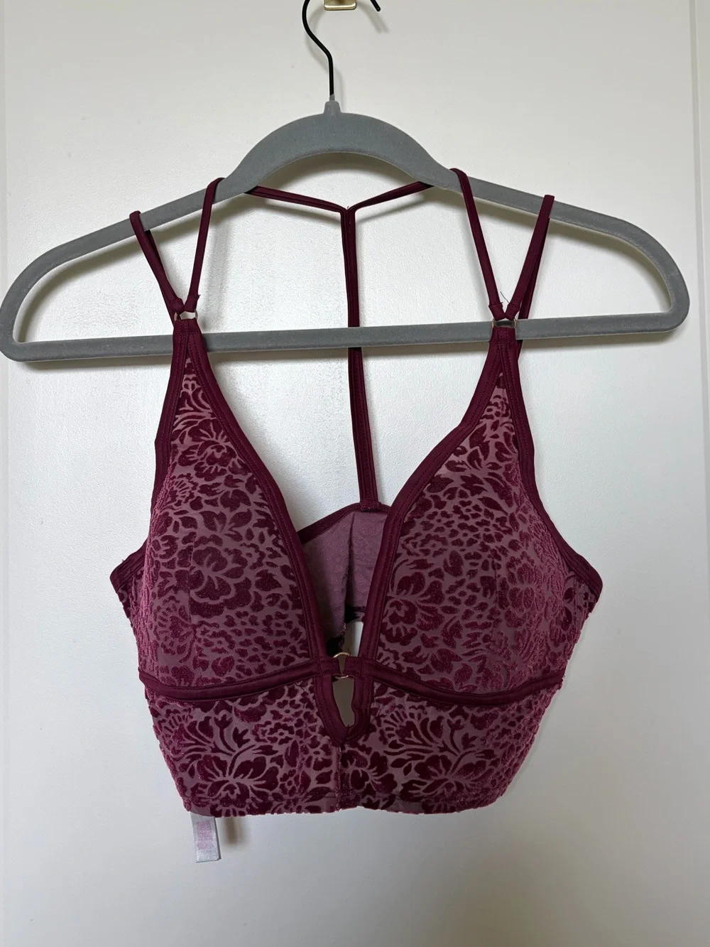 PINK Victoria’s Secret Floral Velvet Bralettes – Bundle of 3 - Picture 3 of 12